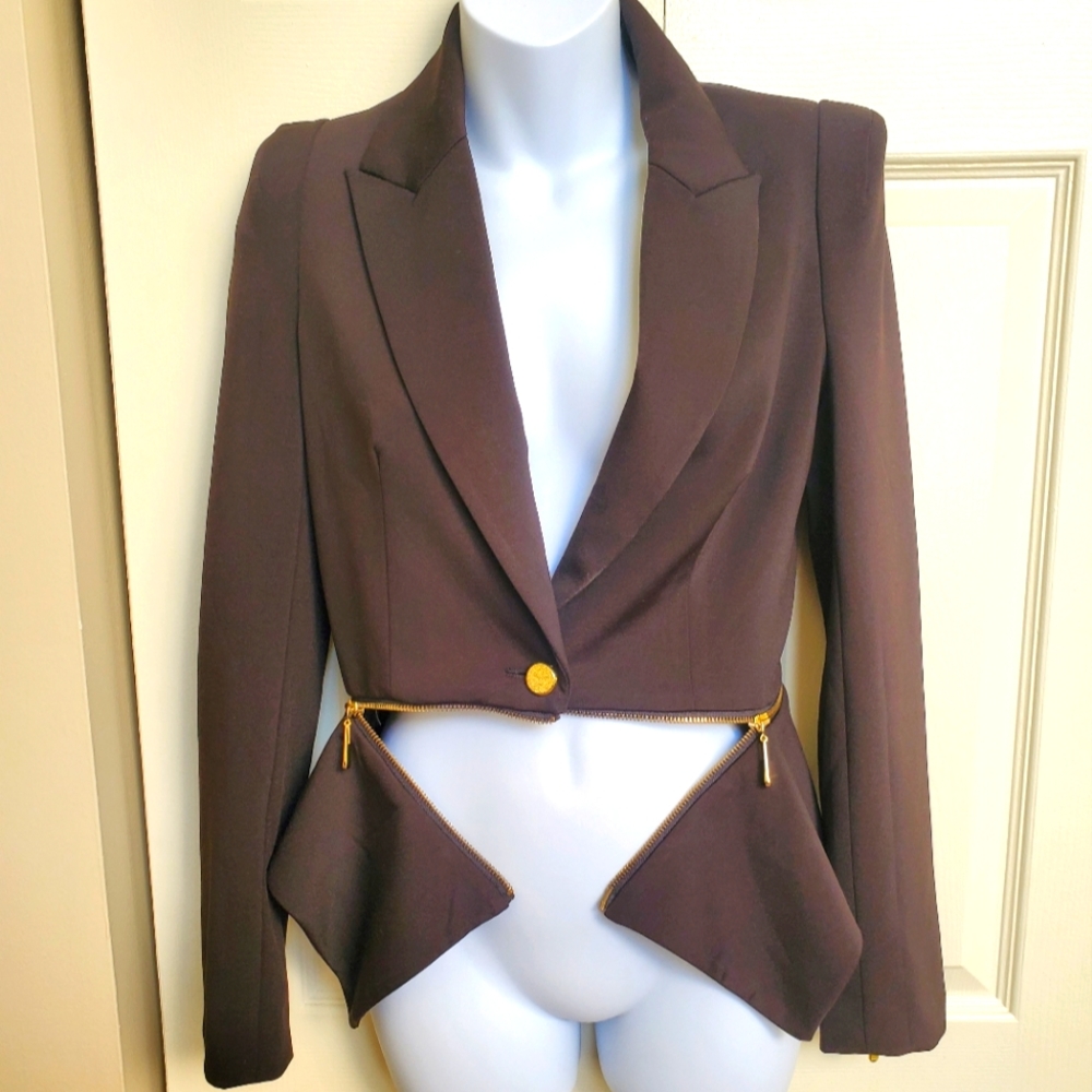 Black and Gold Blazer